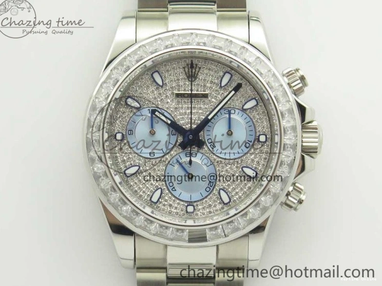 0211 Daytona 116576TBR SS BLF Best Edition Diamond Dial On SS Bracelet A Comfortable 3337